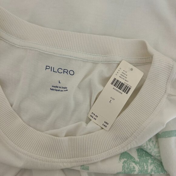 🌴☀️ANTHROPOLOGIE Pilcro Muscle Tee Tunic NWT Oceanside Portugal  SZ L 🌴☀️ - Picture 6 of 6